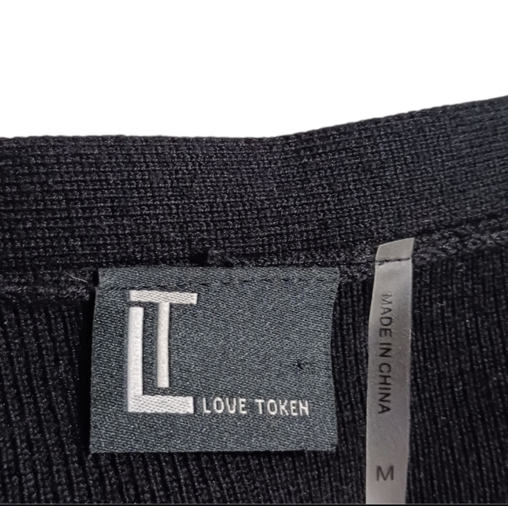 Love Token Pleat Cuff Sweater Shift Dress - Picture 8 of 13
